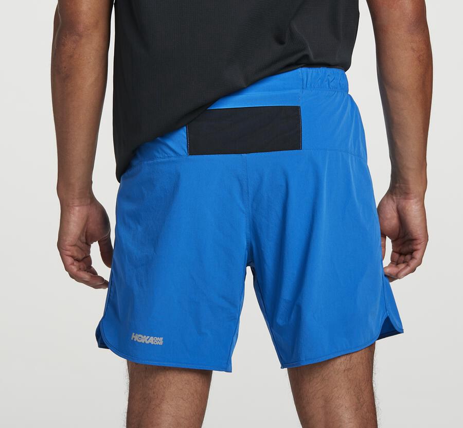 Hoka One One Shorts Mens Blue - Performance - 57890ICMA